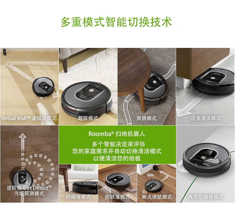 Máy quét robot gia đình iRobot960 / 961 của Mỹ máy lau nhà hơi nước karcher