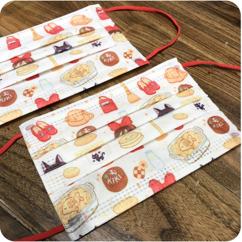 Японская одноразовая мультяшная медицинская маска для детей и взрослых