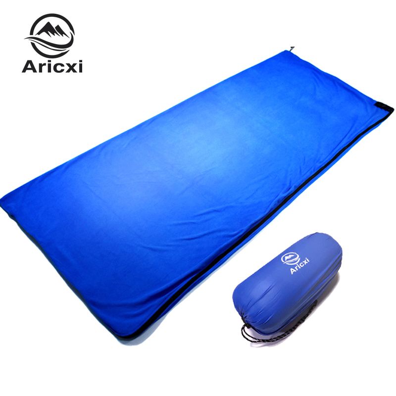Erius Suede Sleeping Bag Travel Liner Light Outdoor Camping Camping Adults Spring Autumn Season Rocking Grain Suede Single Sleeping Bag