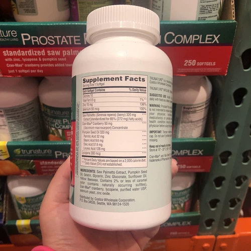 В наличии/American TruNature Saw Palmetto Extract Lycopene 250 таблеток Хорошие новости для мужчин