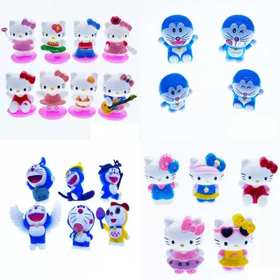 Cake decoration decoration Happy birthday fruit Doraemon Jingle cat KT cat robot cat Blue fat KT cat