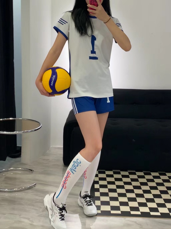 【Thys】Air Volleyball Pressure Socks Long Socks Sports Compression Socks Cycling Towel Bottom Jump Rope Compression Socks