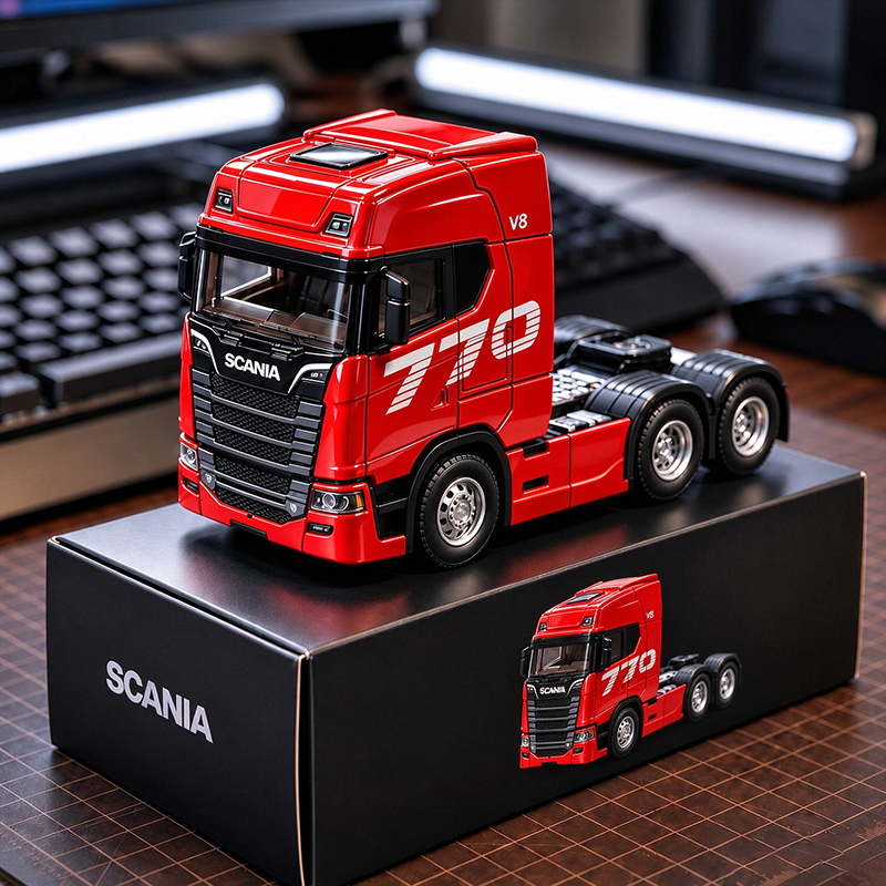Special Offer on a Batch of Genuine Scania Large Truck Model Toy Tractors for Export to Russia Special Offer on a Batch of Genuine Scania Large Truck Model Toy Tractors for Export to Russia