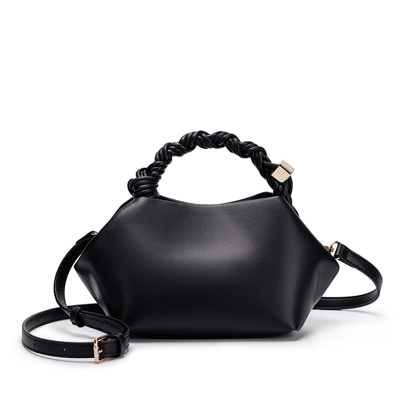 European and American Niche Design Dumpling-Shaped Hexagonal Bag 2026 Spring New Woven Handle Single Shoulder Crossbody Bag European and American Niche Design Dumpling-Shaped Hexagonal Bag 2026 Spring New Woven Handle Single Shoulder Crossbody Bag