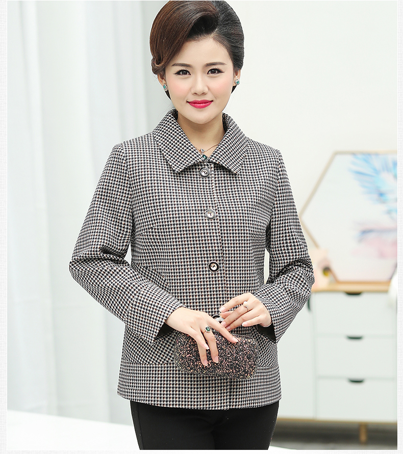 Áo khoác nữ trung niên và cổ điển - Quần áo của mẹ áo cho mẹ
