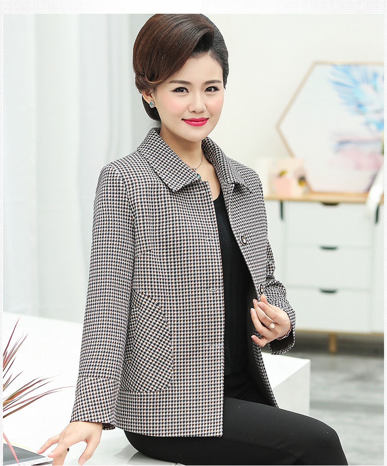 Áo khoác nữ trung niên và cổ điển - Quần áo của mẹ áo cho mẹ