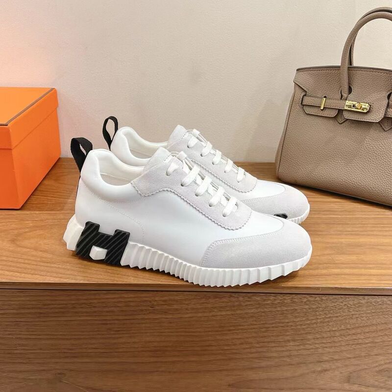 Guangzhou Foreign Trade European High-End Sports Casual Shoes New Breathable Simple Genuine Leather Lace-Up Running Trendy Sneakers Guangzhou Foreign Trade European High-End Sports Casual Shoes New Breathable Simple Genuine Leather Lace-Up Running Trendy Sneakers