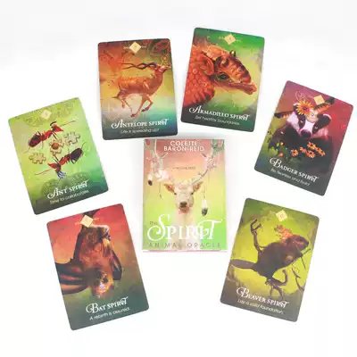 The Spirit Animal Oracle cards mind Animal Oracle card healing card send tablecloth