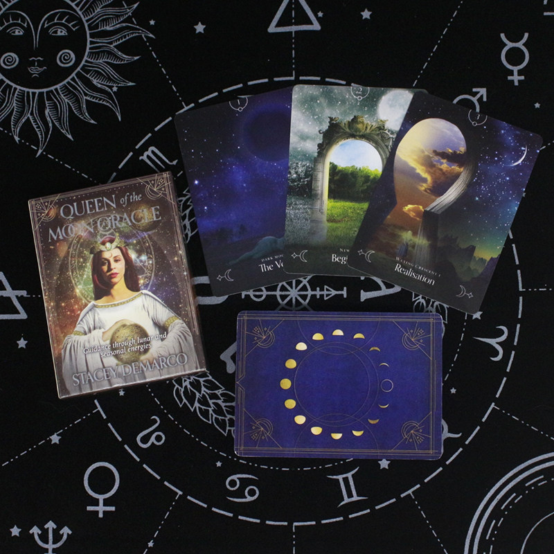 Queen of the Moon Oracle card board game card send card bag tablecloth