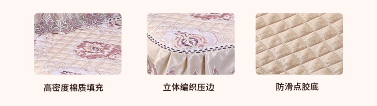 Bàn ăn mới bao gồm phong cách châu Âu phổ quát hiện đại tối giản bàn vải vải bàn cà phê đệm ghế bao gồm bộ đệm khăn trải bàn nhỏ