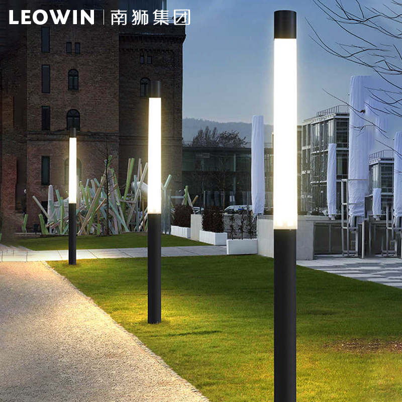 Landscape Courtyard Light, Simple and Modern, 4m Street Lights, Square Community Waterproof, 3m High Pole Lawn Outdoor Park Light