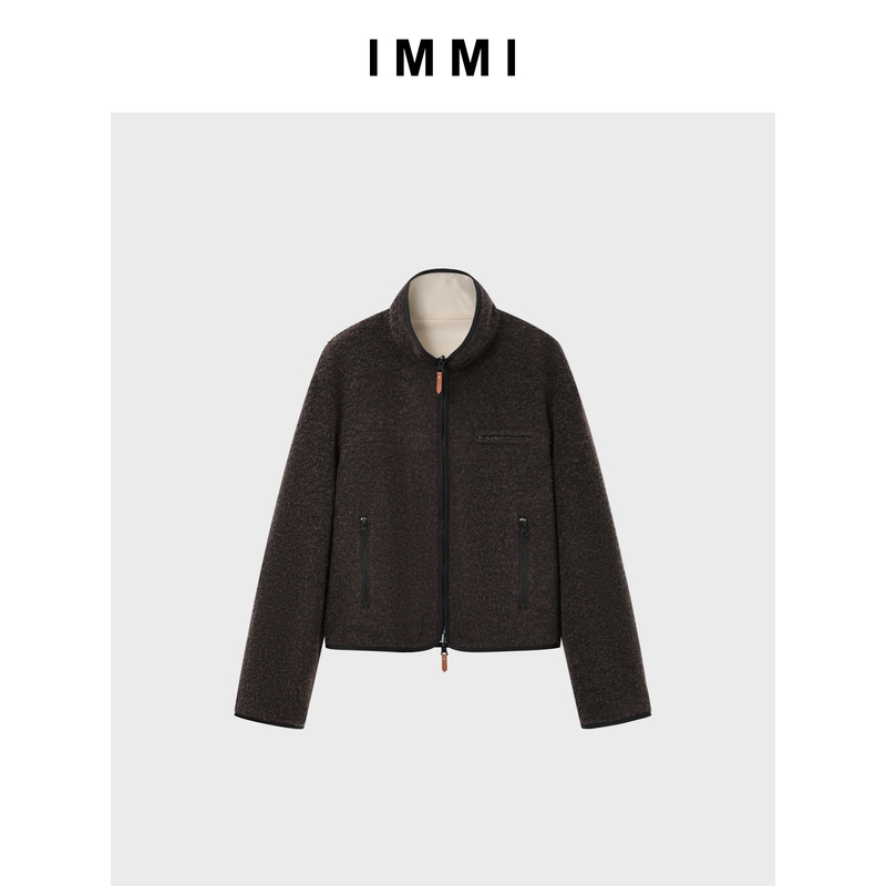 【Immi】New Autumn and Winter Wool Fleece Reversible Jacket Mwefwwjk1516A