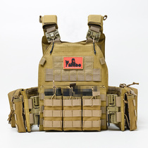 Devgru SEAL Team 6 MC camouflage quick-release combination tactical vest multi-functional nylon quick-release quick-wear vest