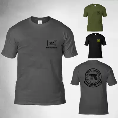 Military fans shooting concept limited edition tactical T-shirt Glock club custom European cotton short sleeve round neck T-shirt