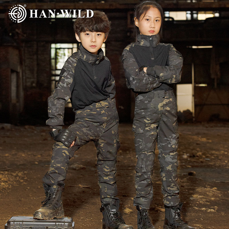 Children eat chicken game Tactical rice colorful clothes with little G3CP All terrain frogs for male and female child special soldiers for training-Taobao