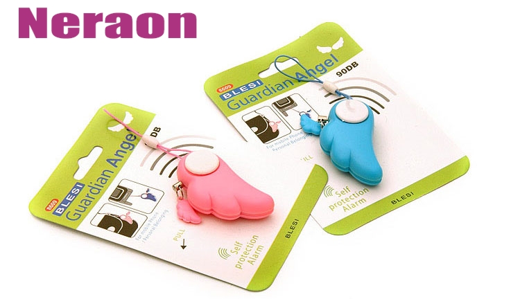 Angel Wings Wolves Wolves Prevention Electronic Alarm for Lovely Girls Personal Defence Special Products