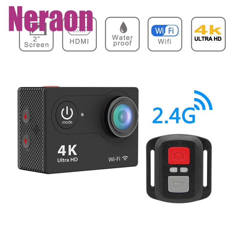 Factory supply with 2 4G remote control ultra-high-definition 4K camera DV waterproof 50 meters H9R ultra-clear sports camera