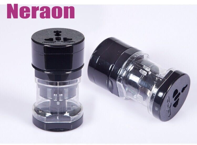Transparent color travel socket three-in-one multifunctional conversion plug global universal travel adapter