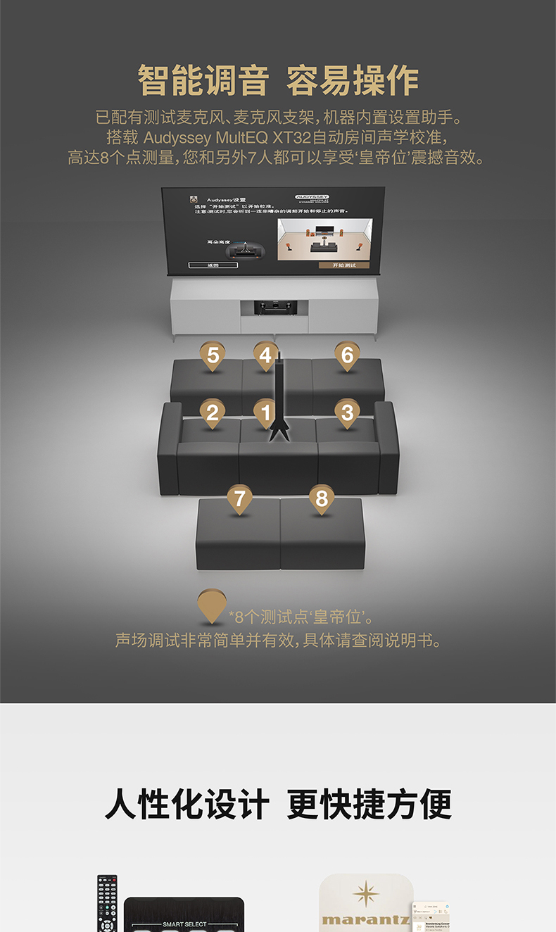 Marantz / Marantz SR6013 Bộ khuếch đại công suất AV chuyên nghiệp công suất cao 9.2 kênh kỹ thuật số Người đam mê Bluetooth Bộ khuếch đại âm thanh HiFi 5.1 âm thanh gia đình micro karaoke xiaomi