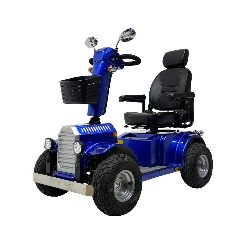 Weizhi group seniors scooter and physically and mentally disabled people elderly help with four wheels electric car sightseeing car electric car damping shock absorption