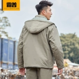 Зимняя утепленная удерживающая тепло антистатическая куртка для работы, комплект