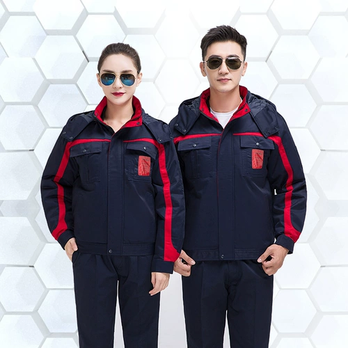 Зимняя удерживающая тепло куртка для работы, пуховик, комплект, увеличенная толщина, делается под заказ