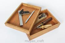 Solid wood storage box magnet version (wooden Craft)