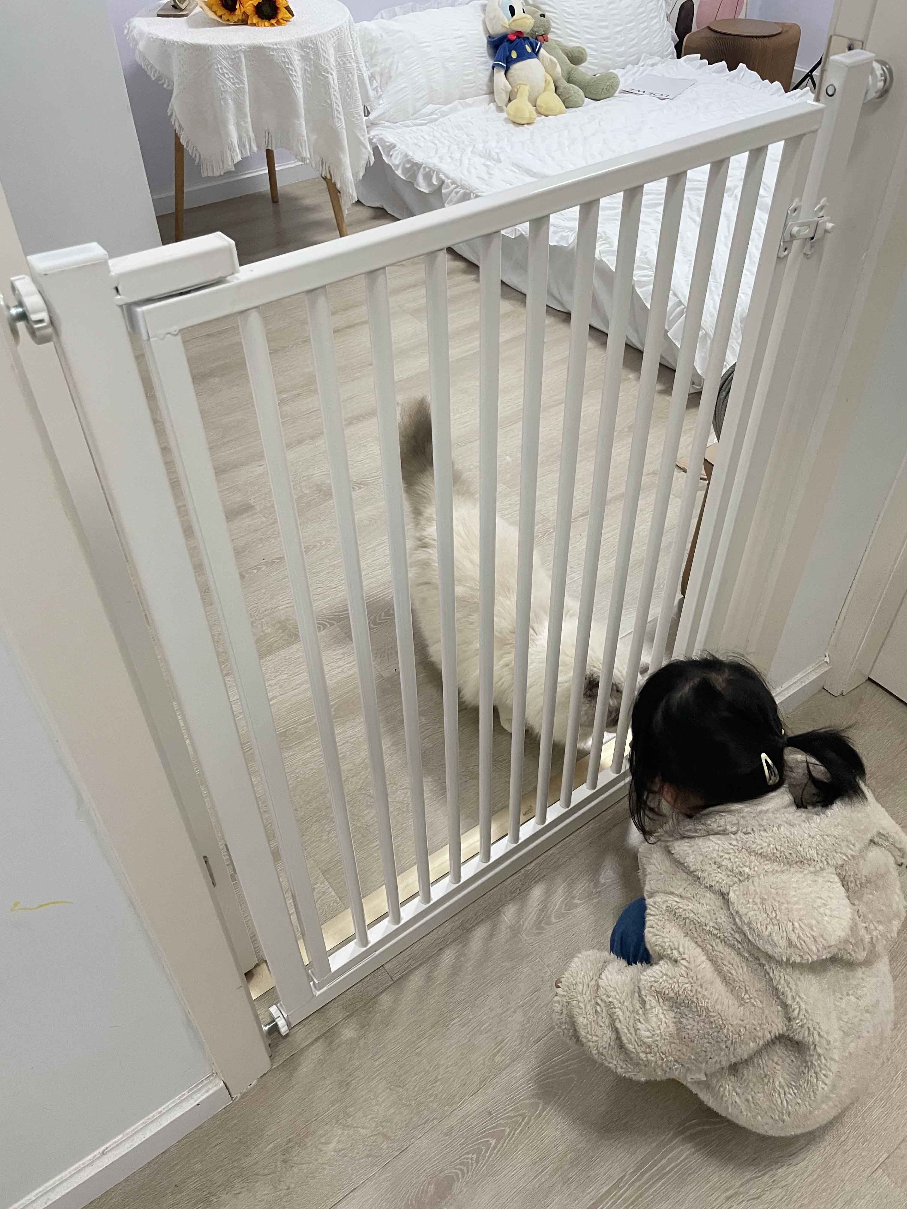 Stairway Guard Guardrails Baby Boy Safety Door Bar Protective Baby Fence Pet Fence Kitchen Balcony Isolation Door Bar-Taobao