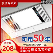 Integrated Ceiling 30x60 Ultra Slim Toilet Wind Warm Bath Bully 4cm6cm Flush Toilet Five All-in-one Warm Air Blower