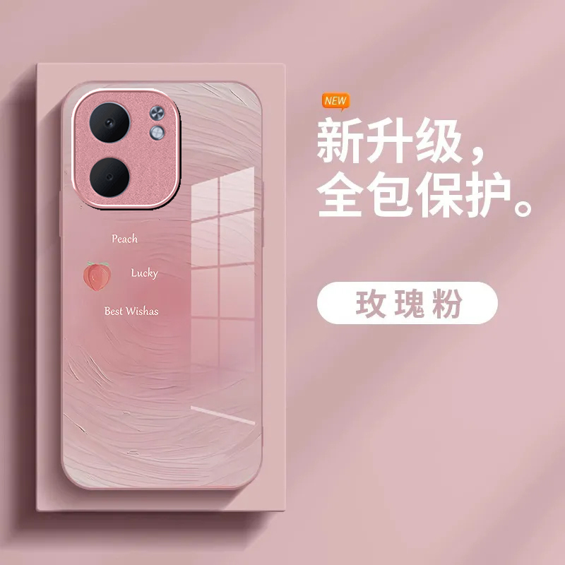 Suitable for Oppoa5X Mobile Phone Case, New Style, Simple and Fresh, Gradient Color, Oppo Liquid Metal Glass Case, 0Pp0Ppoa5X Anti-Fall, Full Coverage, Opa5× High-End Niche Fashion Shell
