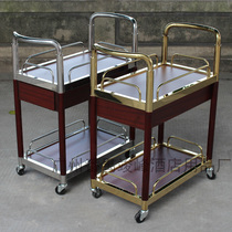 Wine truck 4s shop service car double-decker dining car mobile delivery car tea truck pastry cart trolley