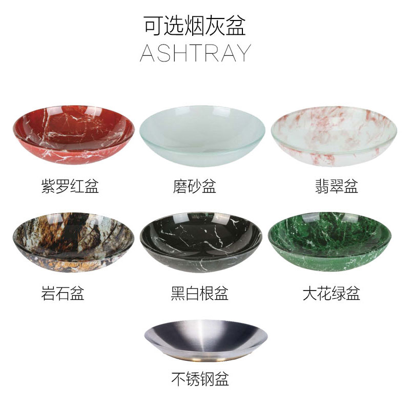 New Concept Ceramic Stainless Steel Basin Base Tobacco Ash Basin Smoking Ash Trays Star Hotel Lobby Trash Cans