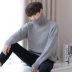 Áo len mùa thu đông cao cổ nam thanh niên dày lên xu hướng áo len áo len nam sinh viên quần áo ấm - Cardigan thoi trang nam dep Cardigan