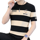 T-shirt Elite knitted trendy short-sleeved round neck breathable