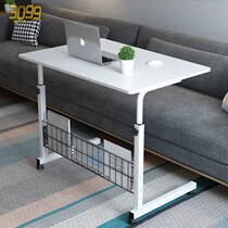 Folding desk retractable bed push-pull bed side table storage multifunctional home Workbench activity computer desk