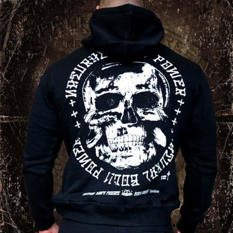 Cơ bắp chó tập thể dục áo len dài tay anh em mùa thu lỏng hoodie hoodie chạy thể thao phù hợp với áo sơ mi