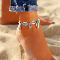 New Footwear Fashion Beach Metal Shell Conch Starfish Pendan