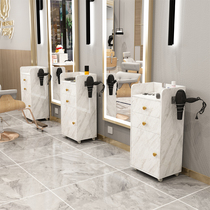 Barber shop hair salon special tool counter hairdressing shop locker Net red mirror table small cabinet drawer type