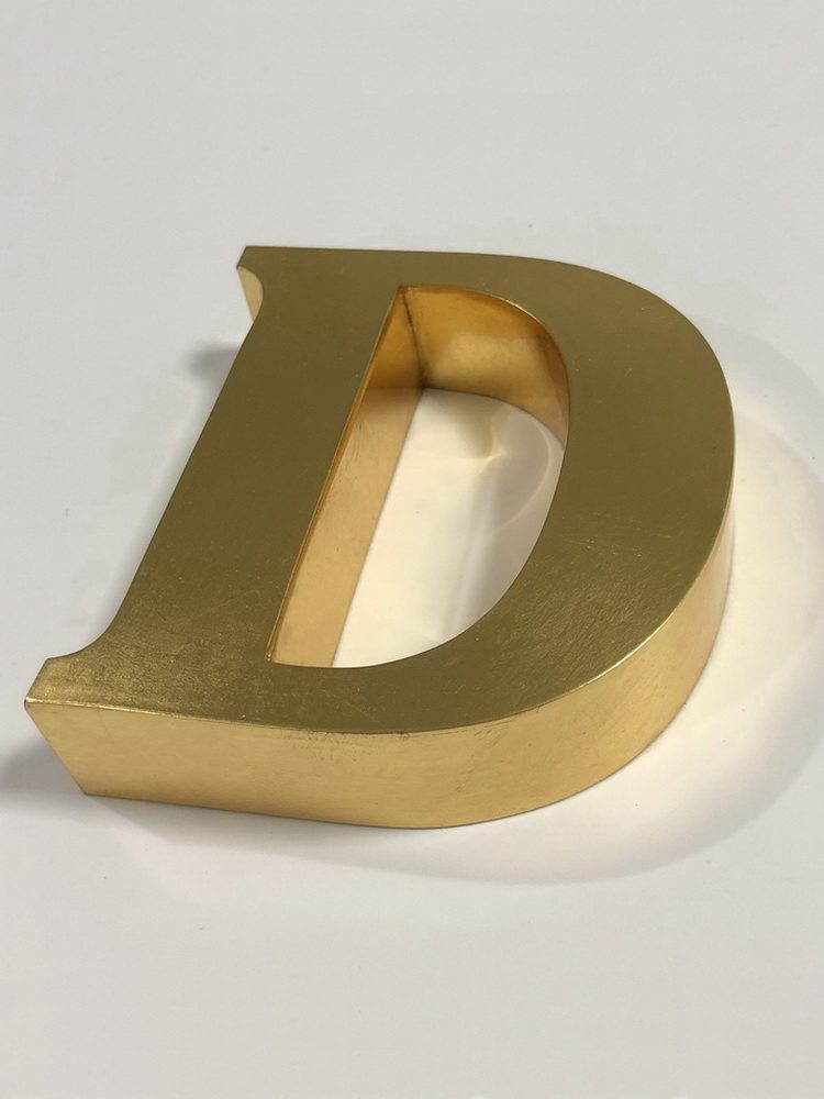 Stainless steel titanium alloy word electroplated copper metal three-dimensional drawing Real estate site luminous real estate grid hanging net custom