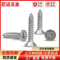 304 stainless steel cross groove countersunk head self-tapping screw GB846 extended flat head wood screw KA4 2M5M5 5