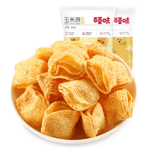 Bai Cao Flazing Corn Land 40G хрустящая кожа и тонкие закуски кукурузные верблюжьи капсулы закуски