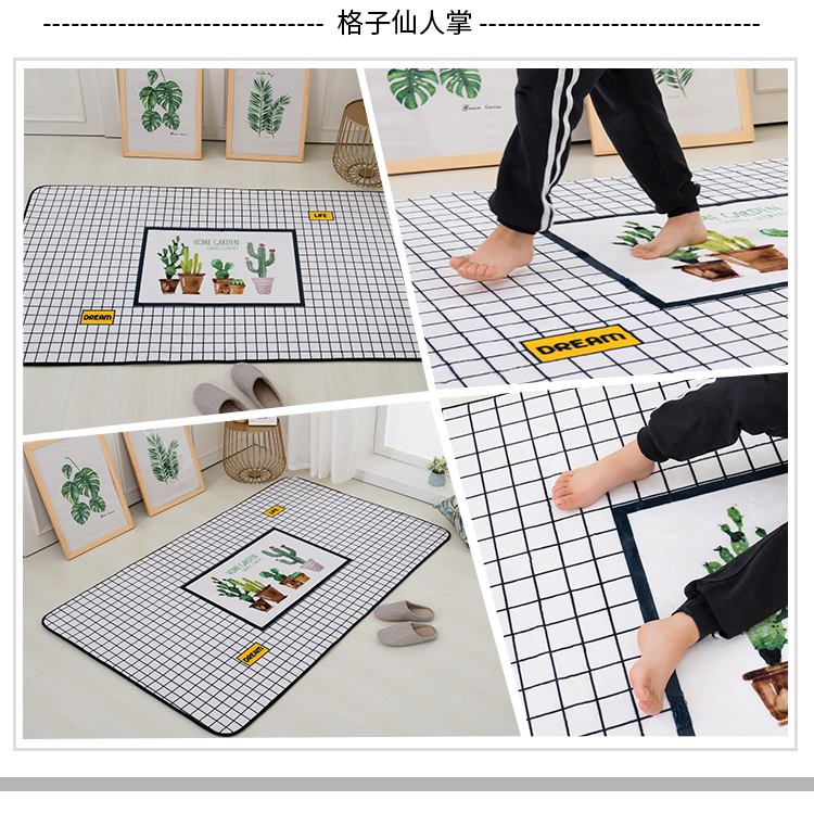Thảm đỏ nhà dày cửa mat nhà bếp phòng tắm cửa chống trượt thảm phòng ngủ mat mat - Thảm sàn tấm nhựa trải sàn