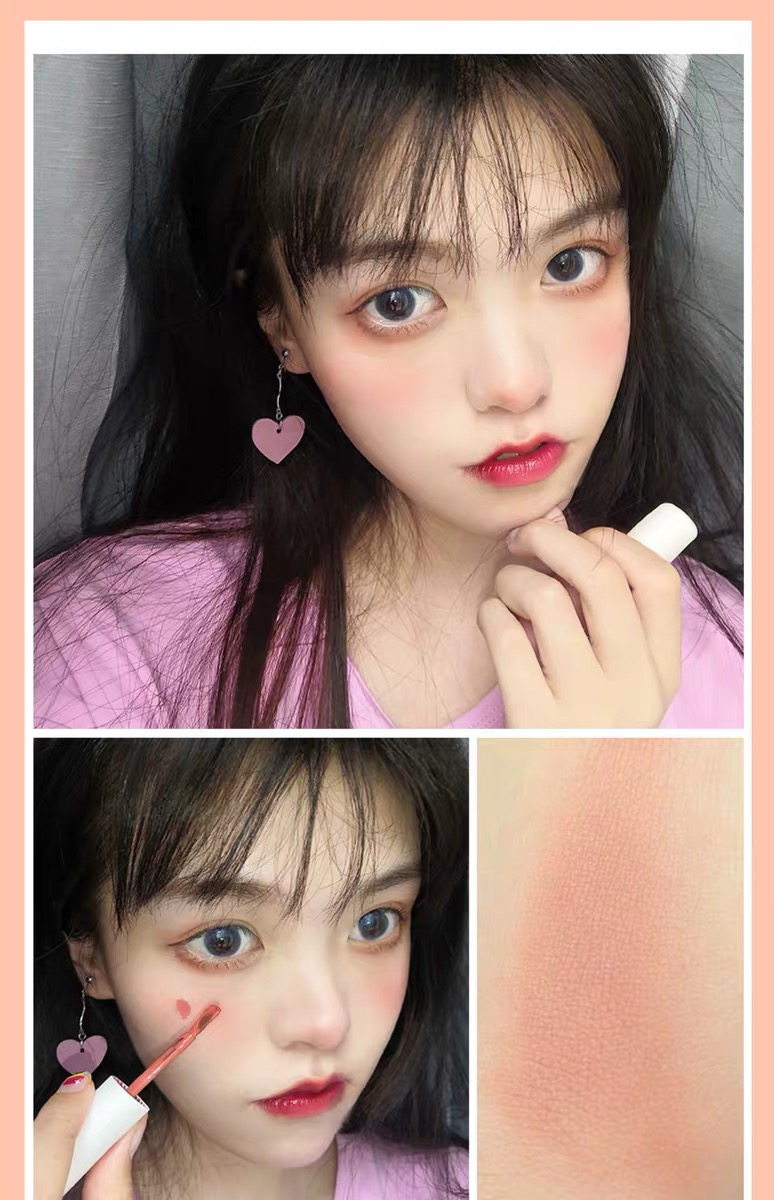 Judydoll cam lỏng chất lỏng nước lụa mượt ngày mận mận sáng đơn sắc lâu trôi trang điểm nude đẹp nhấp nháy màu cam - Blush / Cochineal phấn má colourpop