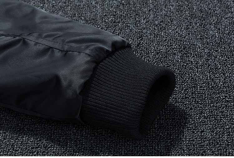 Модная демисезонная двусторонная куртка, бейсбольная униформа, большой размер, увеличенная толщина 