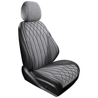 Серый [квадратная подушка + спинка] (разделенная модель) подголовник можно поднимать и опускать