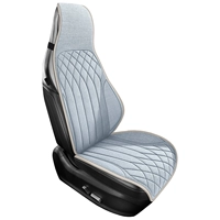 Синее спортивное сиденье [квадратная подушка + спинка] (цельная модель)