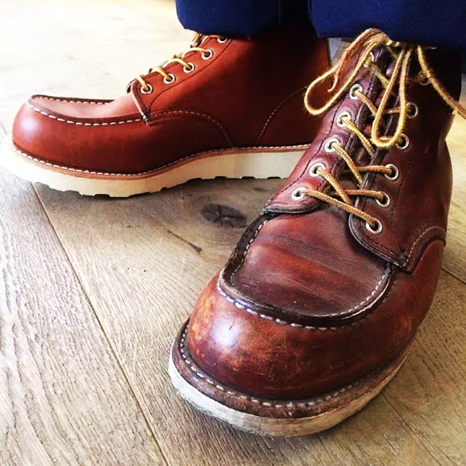 Ami khaki red retro high tube paratrooper boots wing motorcycle booties men and women tooling Goodyear handmade shoes