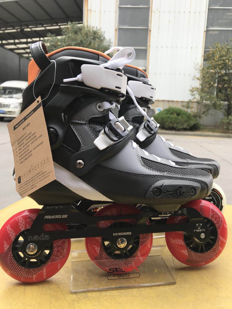 German brand PowerSlide Lion Lei TAU Tao Skate Professional Adult FSK Flat Flower Brake skates
