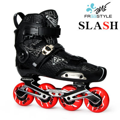 Freestyle FeissSLASH Carbon fiber flat flower shoes men and women professional brakes FSK wheel sliding shoes adults