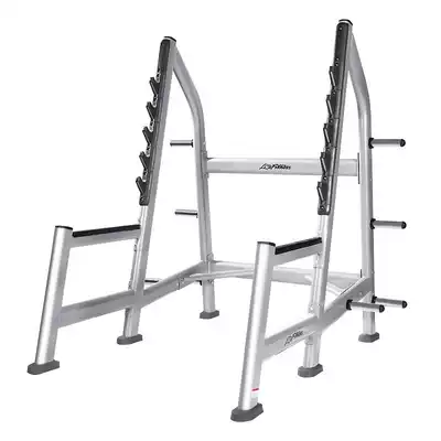 Commercial free squat rack Professional barbell rack Open weightlifting bed Comprehensive training rack Gym fitness equipment